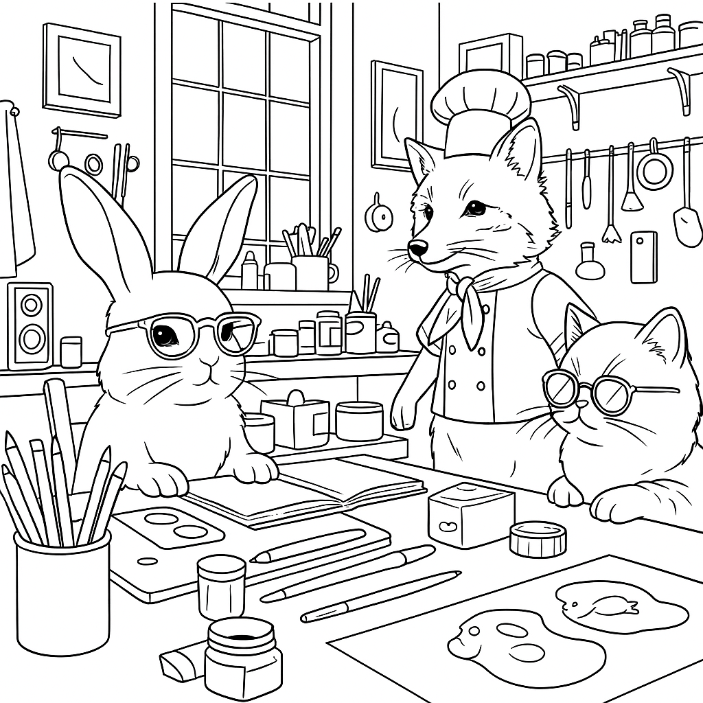 66 coloring Creativity pages - lightofcolors