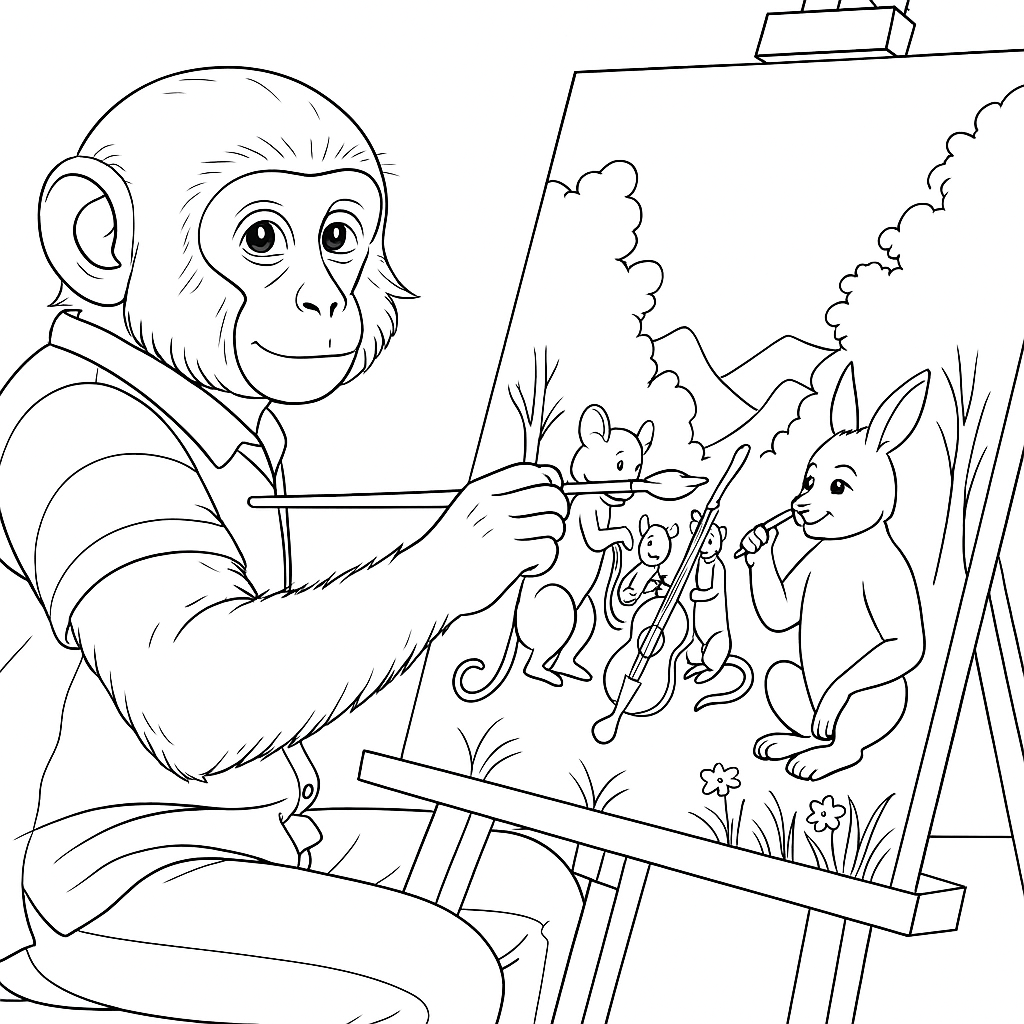 66 coloring Creativity pages - lightofcolors
