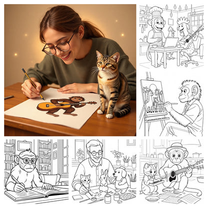 66 coloring Creativity pages  - lightofcolors
