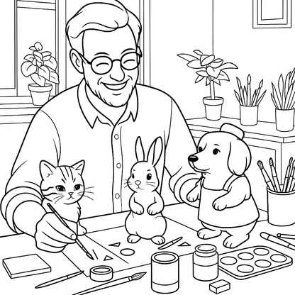 66 coloring Creativity pages  - lightofcolors